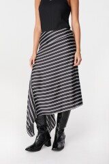 Falda Rectangular Rayas