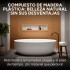 Pack x50 Wpc Simil Madera Wall Panel Lambrin 2.90x16.7 Color Marrón Madera 5