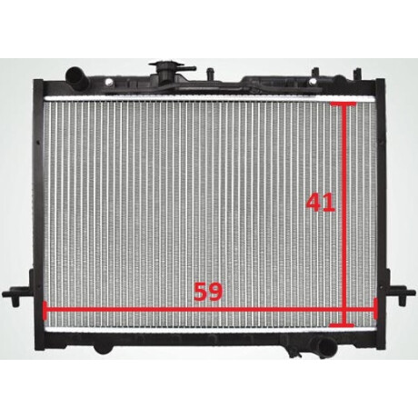 RADIADOR GREAT WALL WINGLE 3 5 2.4 NAFTA (PANEL 59X41) - RADIADOR GREAT WALL WINGLE 3 5 2.4 NAFTA (PANEL 59X41) -