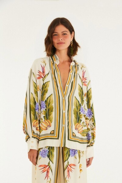 CAMISA TROPICAL Crudo