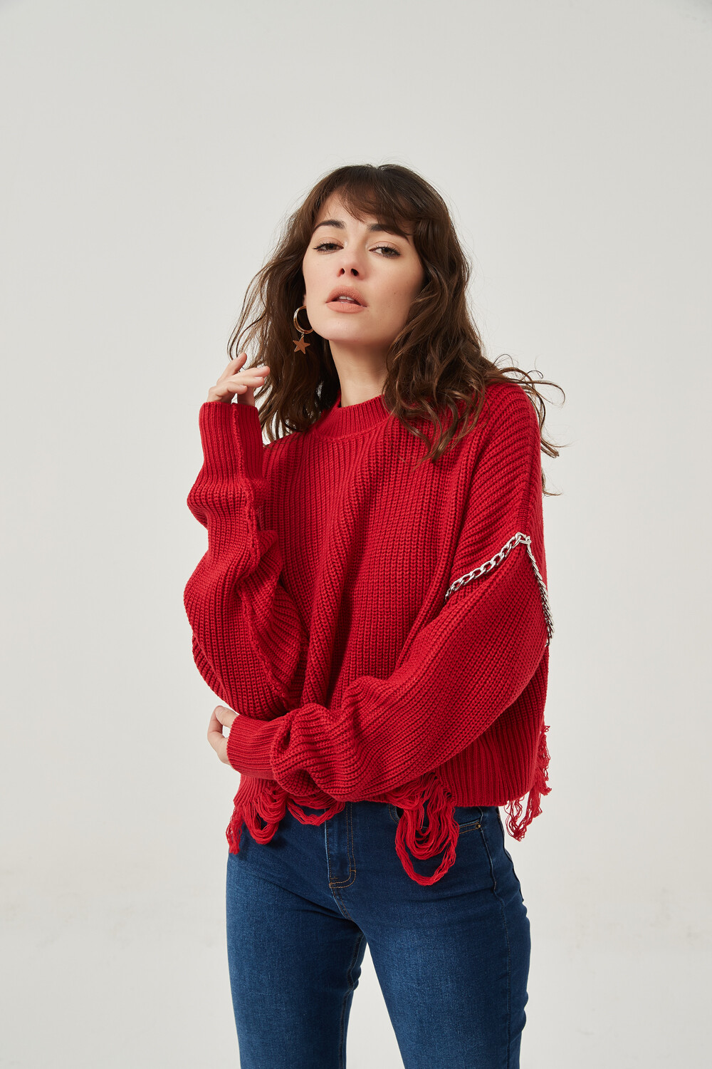 Sweater Sabriye Rojo