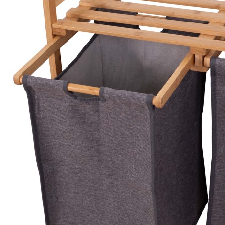 MULTIUSO DE BAÑO BAMBU GRIS DUAL