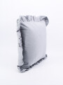 FUNDA ALMOHADON VOLADO GRIS
