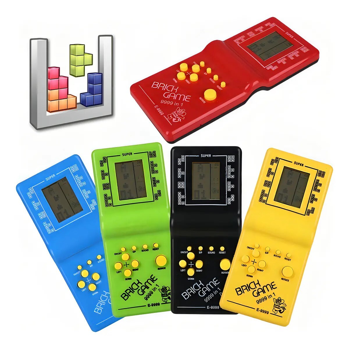 Consola Brick Game 9999 In 1 Varios Colores 