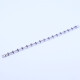 Pulsera articulada oro 18k blanco brillantes y zafiros carré. Pulsera articulada oro 18k blanco brillantes y zafiros carré.