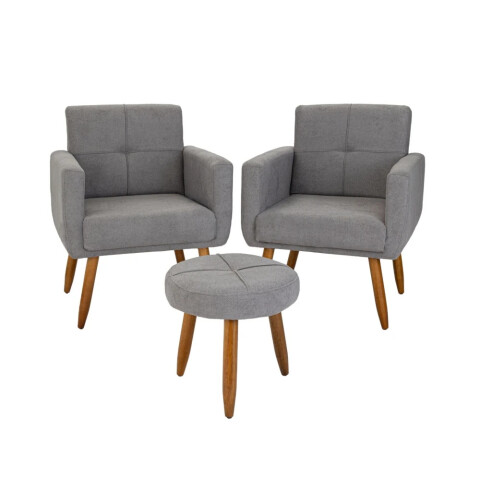 SET DALLAS 2 POLTRONAS + 1 PUFF SET DALLAS 2 POLTRONAS + 1 PUFF