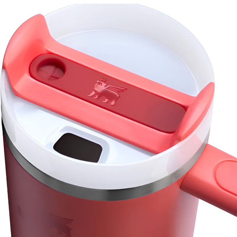 Vaso Térmico en Acero inox. Stanley Quencher 887ml Coral