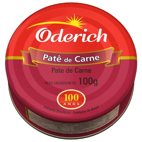 PATE ODERICH LATA 100G CARNE PATE ODERICH LATA 100G CARNE