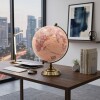 GLOBO TERRAQUEO ROSA COMB 20X29CM Unica