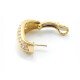 Caravanas en Oro 18 K Y Brillantes Caravanas en Oro 18 K Y Brillantes