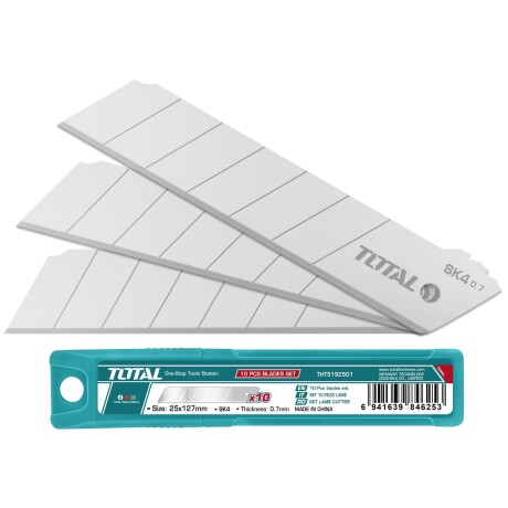 Set De 10 Hojas Para Trincheta - 25x127mm Set De 10 Hojas Para Trincheta - 25x127mm