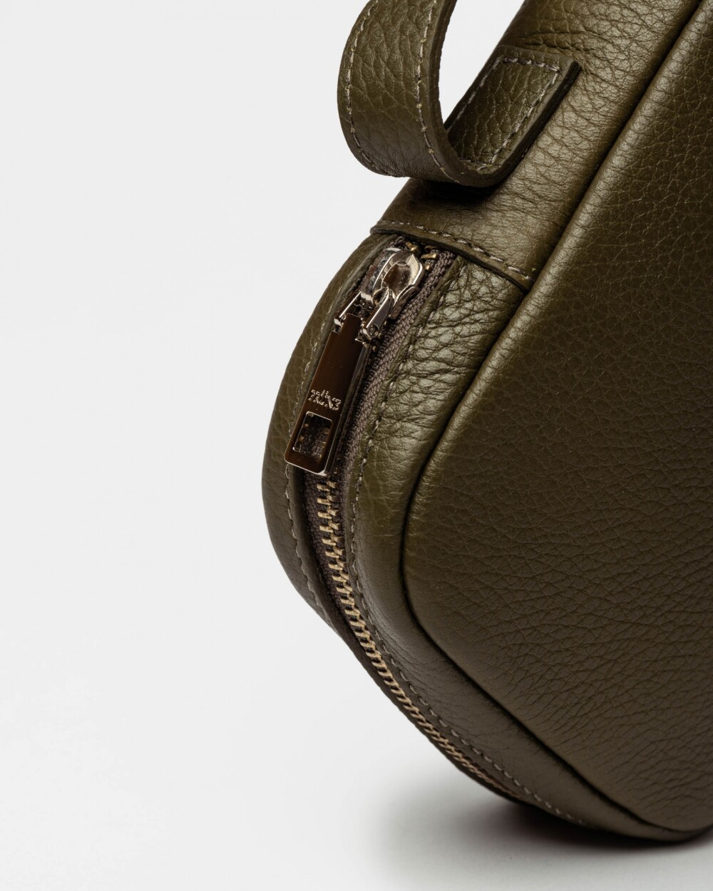 Mini Bag Haze En Cuero Graneado Verde