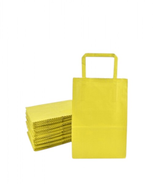 Pack x 50 - bolsa lisa 14x08x20 cm. AMARILLO
