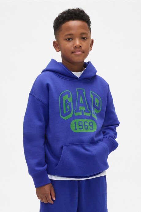 Canguro Logo Gap Baggy Niño Royal Gem