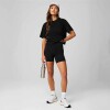 Polo Cotton Boxy Tee Mujer Black