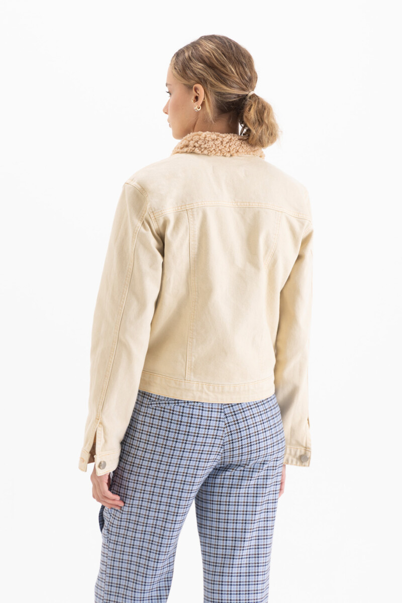 CAMPERA TRUCKER NUDE Beige