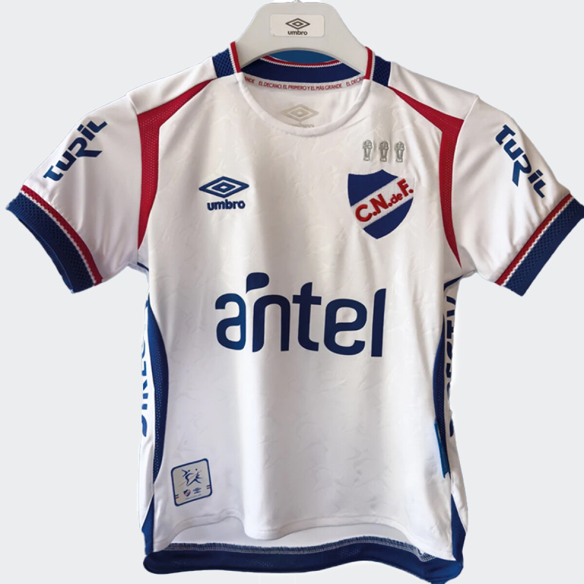 Camiseta Umbro Nacional Home Oficial 2025 Kids - Blanco 