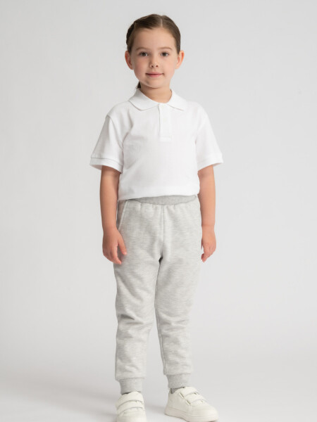 Pantalon deportivo gris Gris Melange