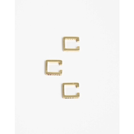 Earcuff Con Cubic Zirconia Dorado