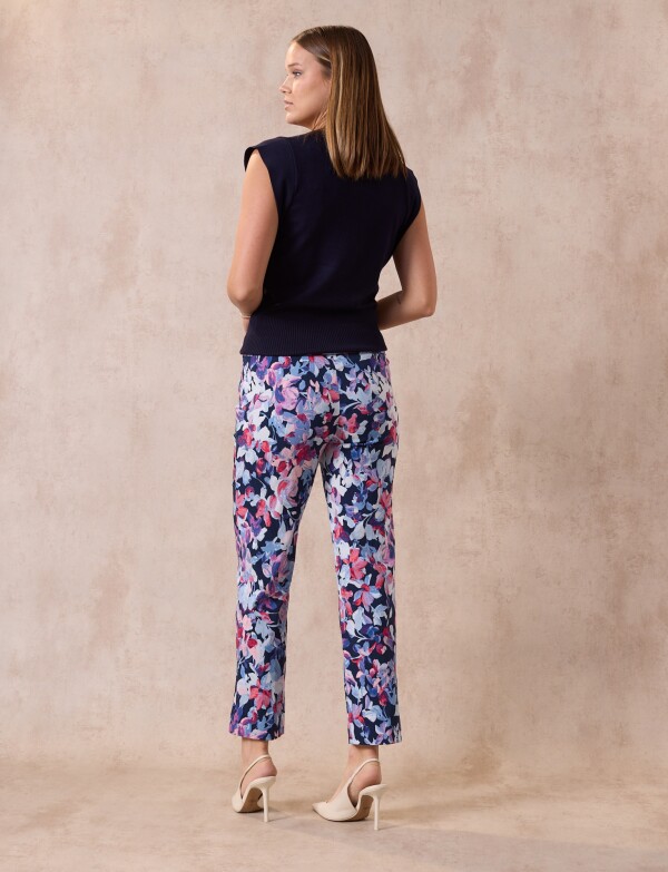 Pantalon Print MULTI/AZUL