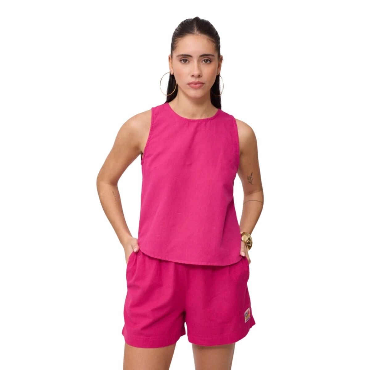 TOP FIONNE S-XL - FUCSIA 