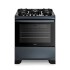 Cocina a Gas Dako Supreme Glass 5 Hornallas Titanio 1996 Cocina a Gas Dako Supreme Glass 5 Hornallas Titanio 1996