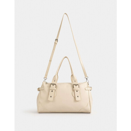 Cartera City Blanco Crudo