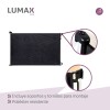 Puerta Flexible Lumax con Malla Retráctil de Seguridad Negro