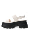 Sandalia de Mujer Miss Carol LURIX con plataforma Beige