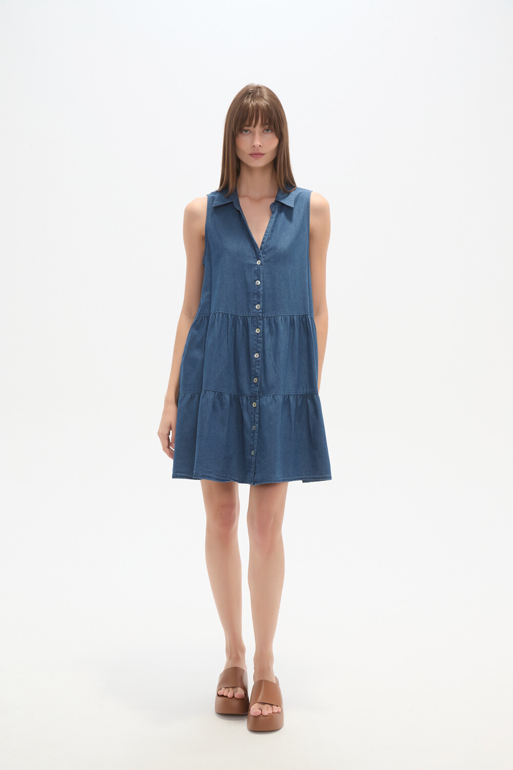 Vestido Epsun Azul Medio