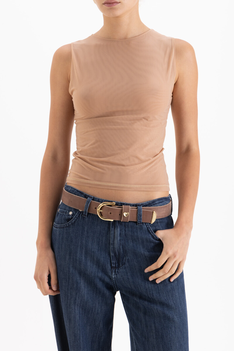 CINTURON DUBLIN Marron