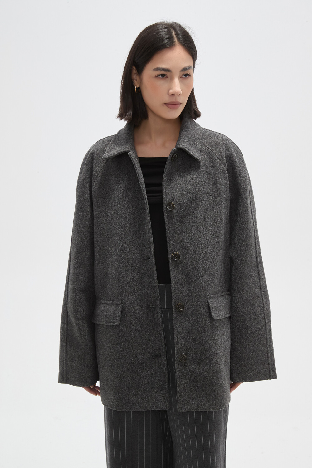 Tapado Sirca Gris Melange Oscuro