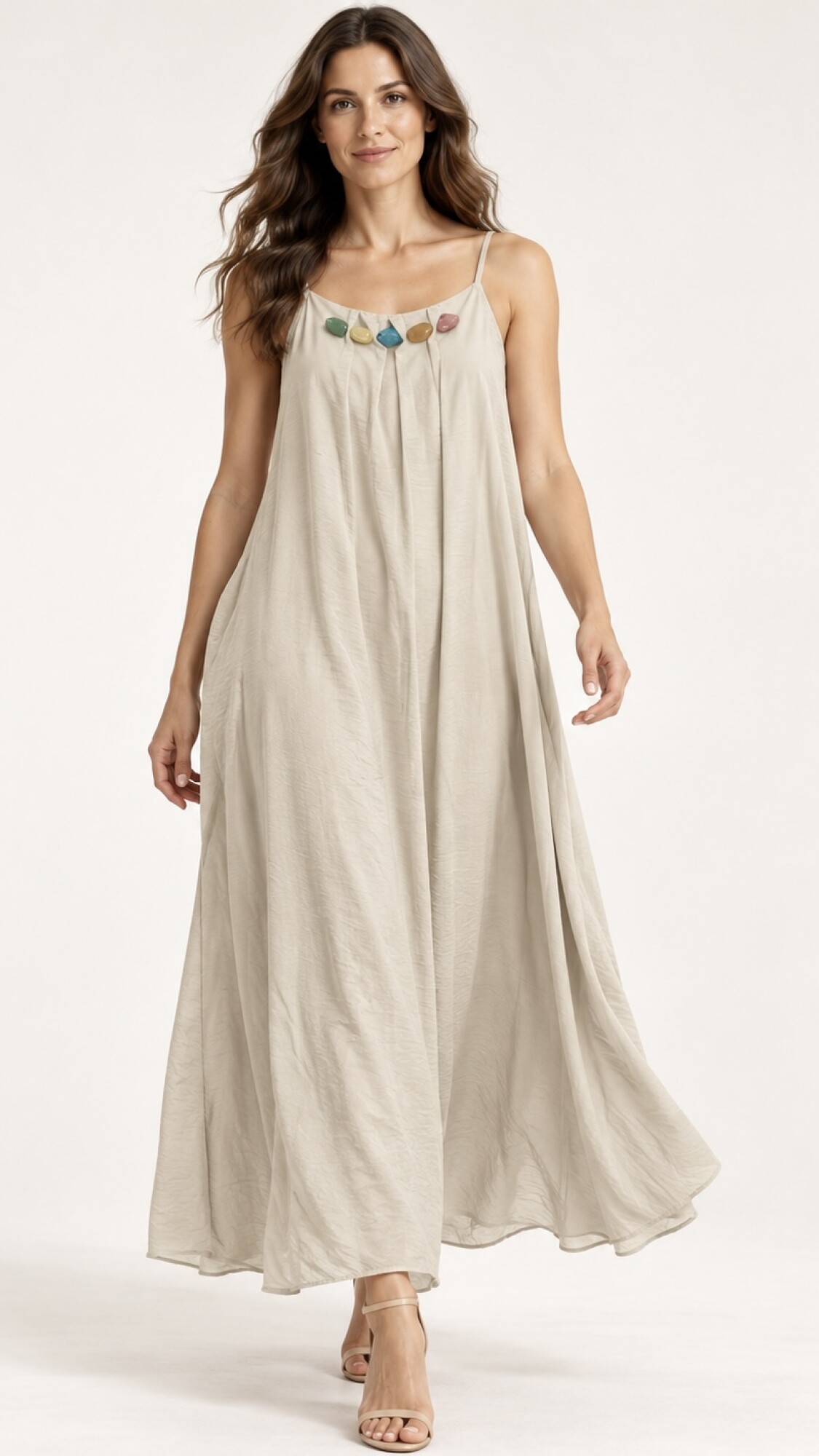 VESTIDO MALASIA BEIGE