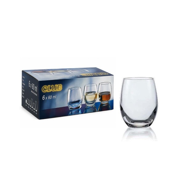 Set vasos Club licor 60 ml x6 BOHEMIA Set vasos Club licor 60 ml x6 BOHEMIA
