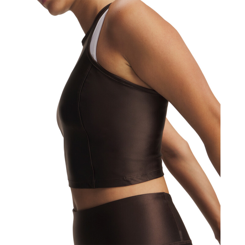 UA Motion Shine Tank-BLU BRN-246