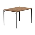 JUEGO DE COMEDOR MESA + 4 SILLAS - FREIJO/NEGRO JUEGO DE COMEDOR MESA + 4 SILLAS - FREIJO/NEGRO