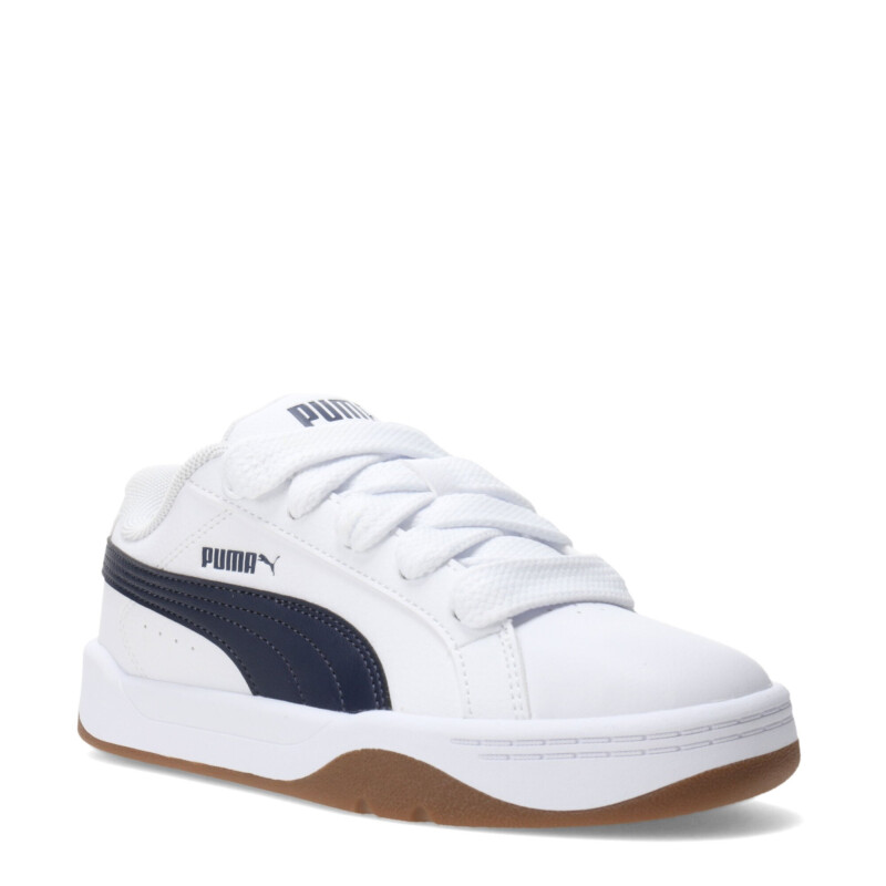 Championes de Niños Puma Park Life Style Easy Jr Blanco - Azul Marino