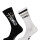 Medias O'Neill Sport Unisex Pack x2 Negro/Blanco