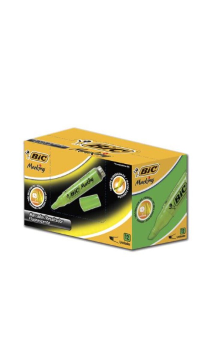 DESTACADOR BIC VERDE MARKING BOX UNIDAD 