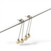 Caravanas Colgante Perlas-Plata 925-Con Perla-CA3214 conperla
