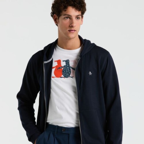 Campera Org Jrsy Breton Tee Sticker Penguin Marino