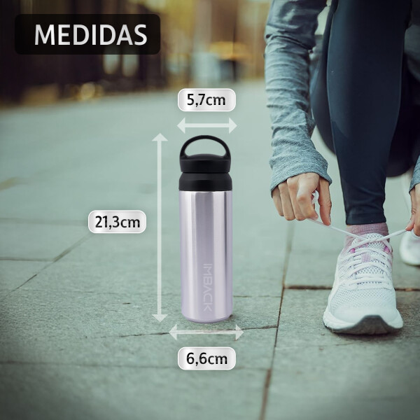 Botella Termica 500ml Acero Inoxidable Doble Capa Termo Agua Botella Termica 500ml Acero Inoxidable Doble Capa Termo Agua