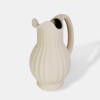 JARRON CERAMICA BEIGE 18.5X14.5X22.5CM Unica