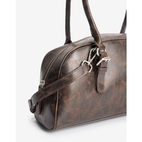 Cartera Formato Bowling Marron Chocolate