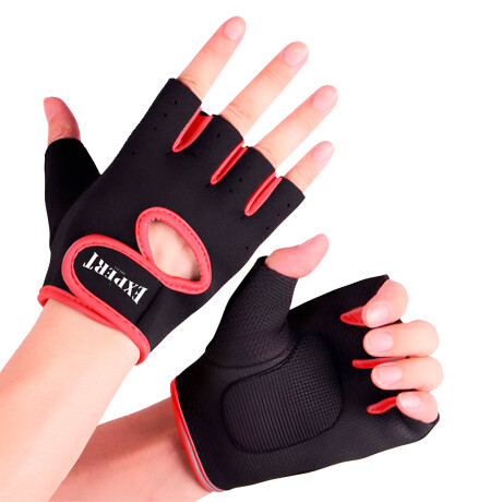 Set Mancuernas Expert Fitness+Rusa+ Guantes Pesa 20k Azul