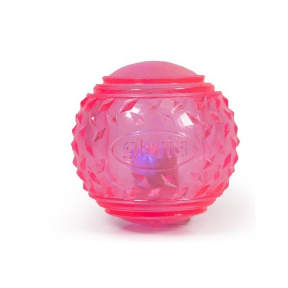 PELOTA LED GLORIA ROSA PARA PERROS 6,35CM PELOTA LED GLORIA ROSA PARA PERROS 6,35CM