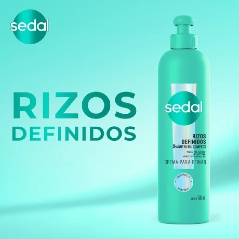 Crema Para Peinar Sedal Rizos Definidos 300 ml Crema Para Peinar Sedal Rizos Definidos 300 ml