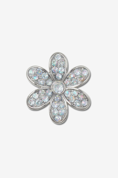 JIBBITZ CROCS SILVER MNCHRM DA Plata