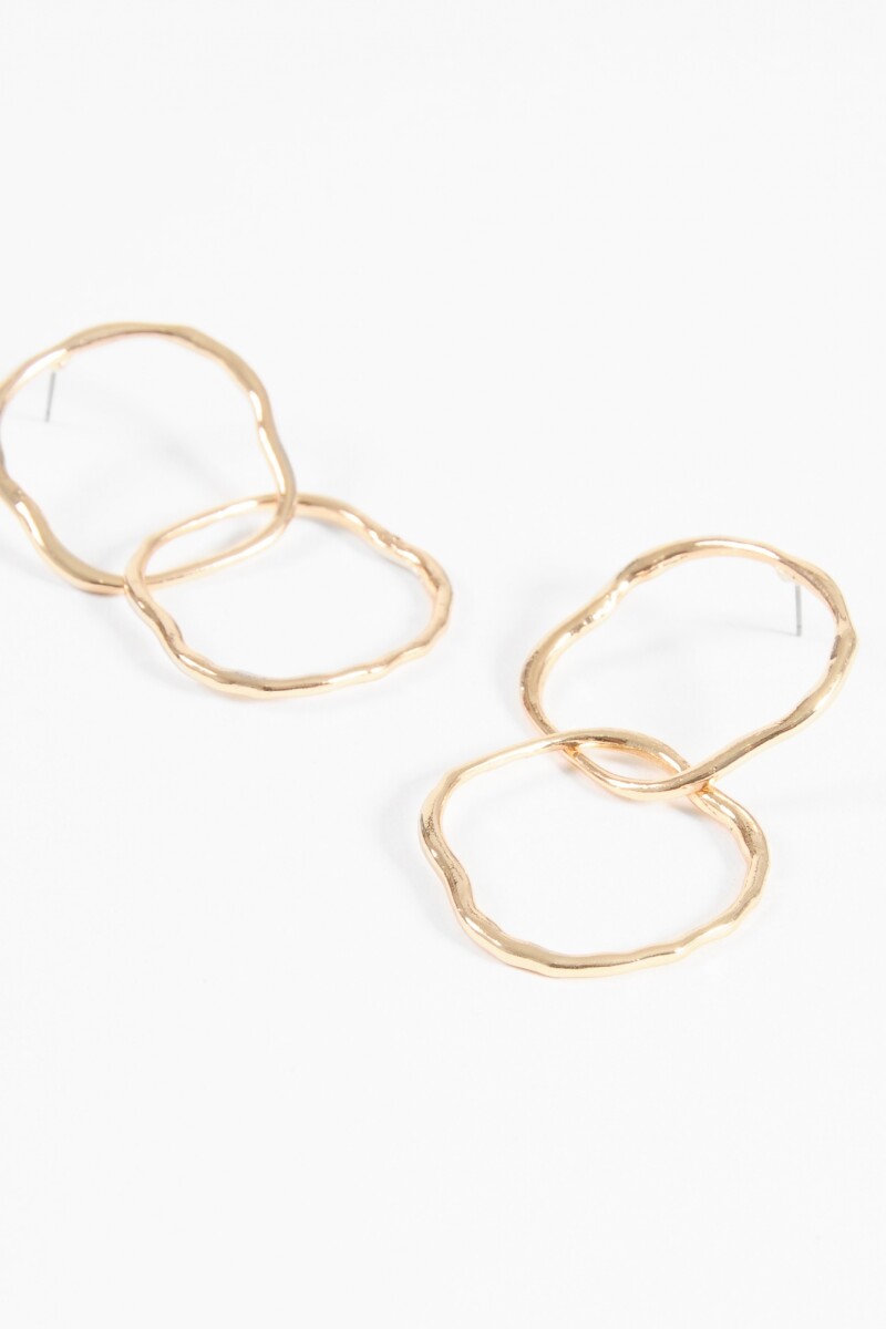 Aros argollas dorado