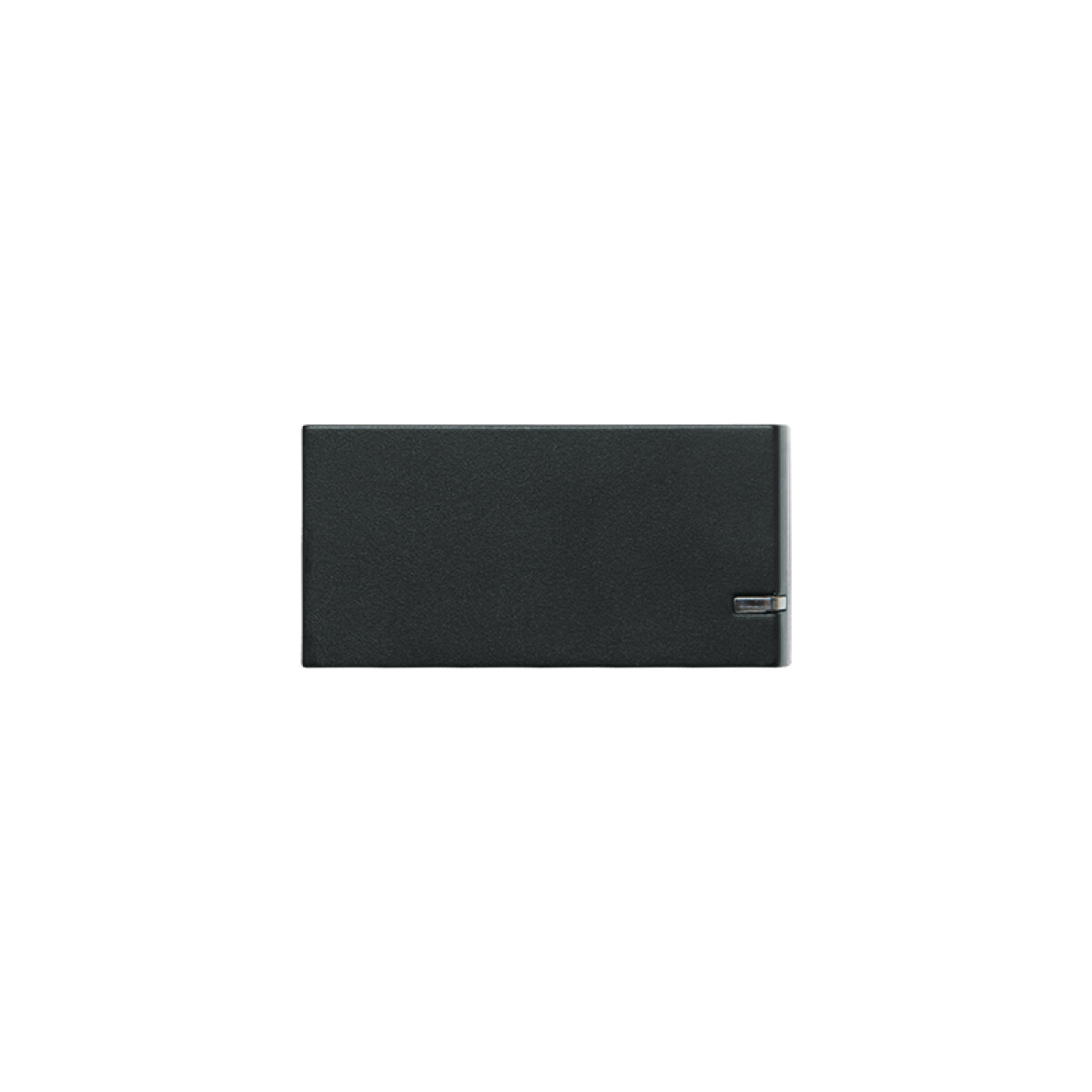 Módulo llave unipolar inserto Presta negro - ELE10326 